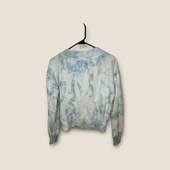 Anthropologie Pilcro Eleyna Blue Tie Dye Sweater Women’s Size Small - Picture 2 of 4